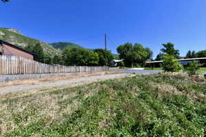 View from middle of lot