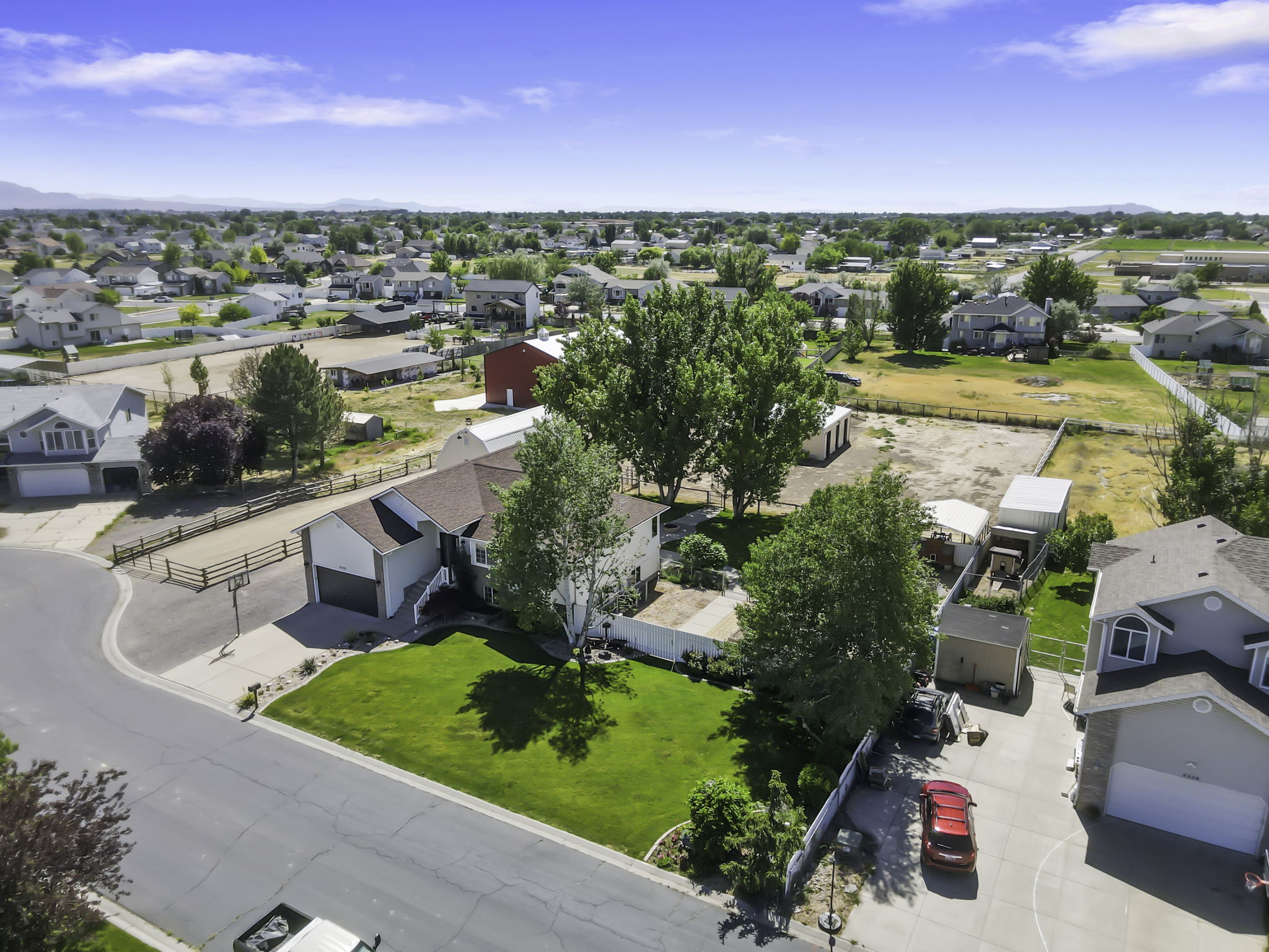 Arial View of the property