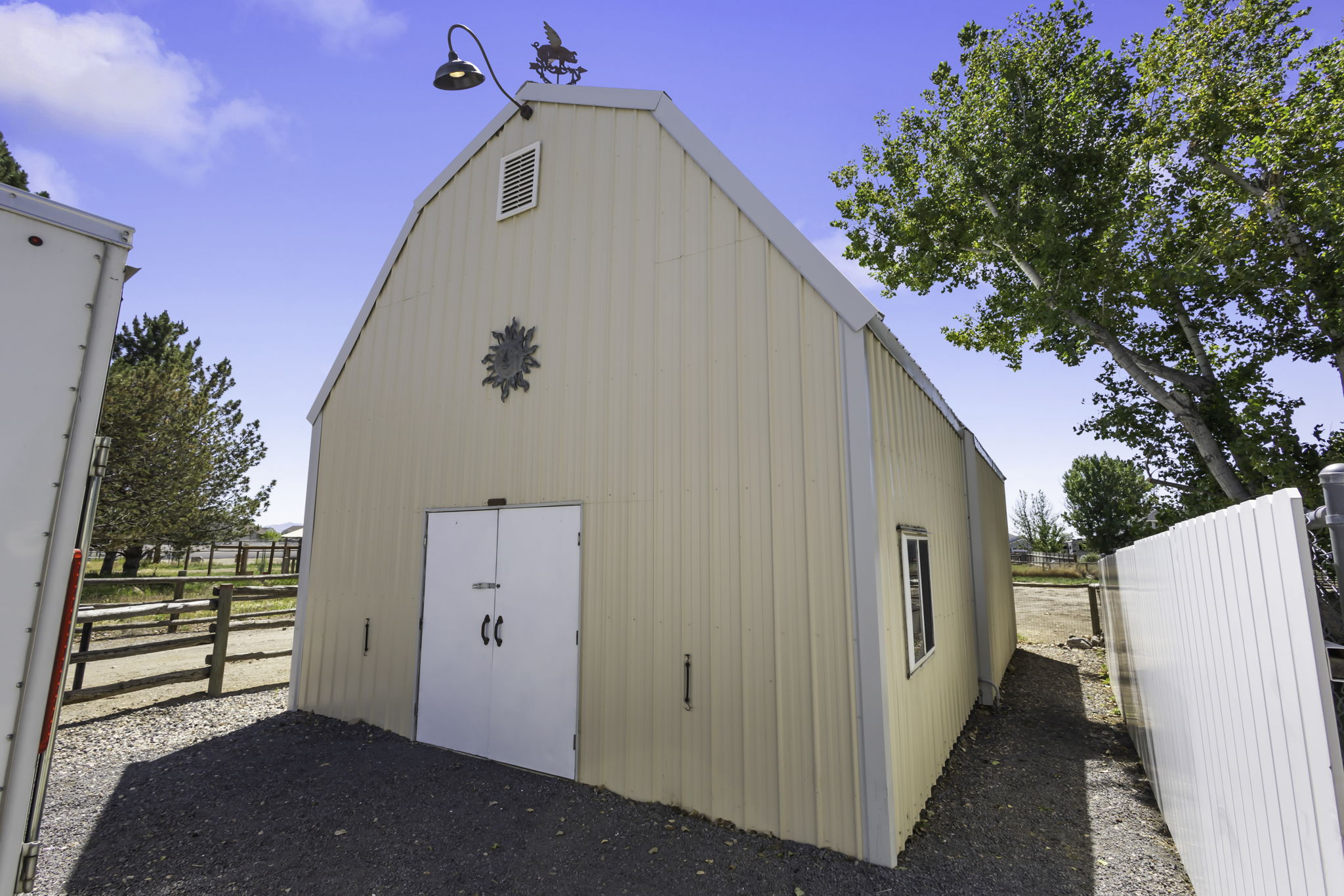 Entrance to the workshop or craft shop, artist  studio or dance studio! There's so many options for you to choose from once it's yours.