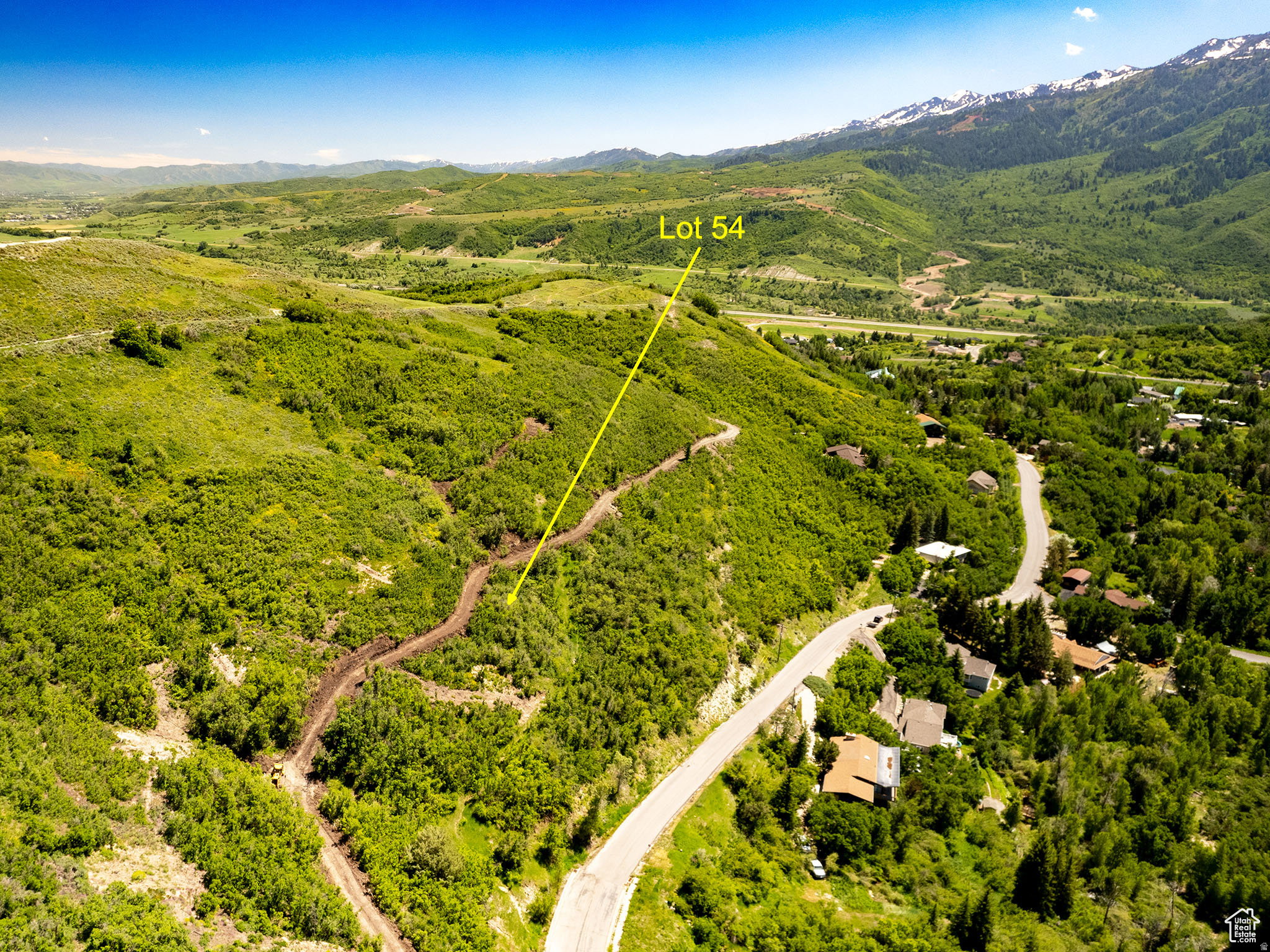 Expansive undeveloped lot featuring a natural, mountainous landscape