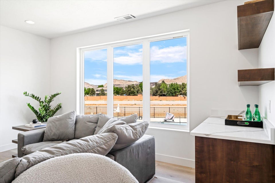 Expansive window providing abundant natural light