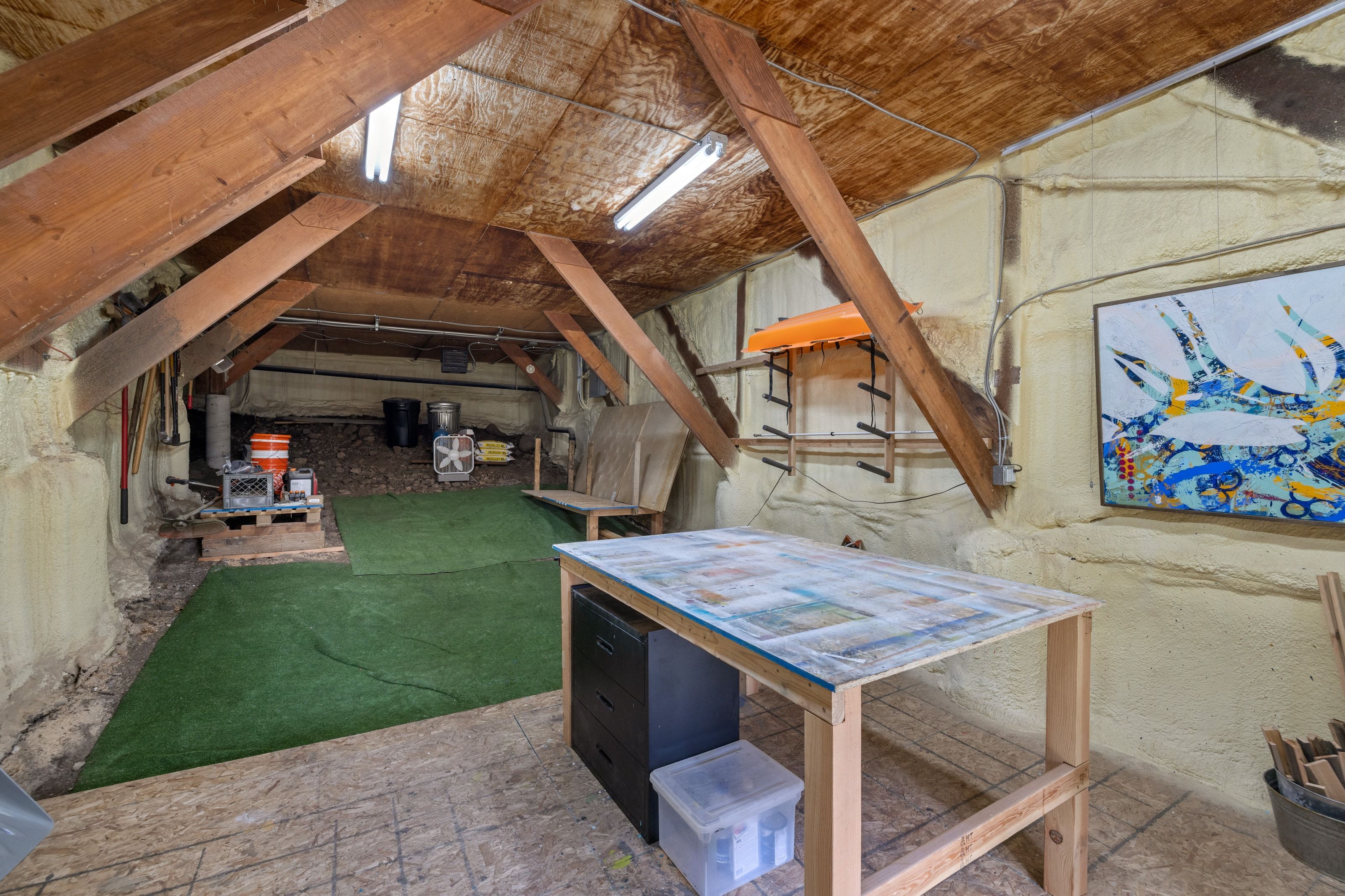 View of attic