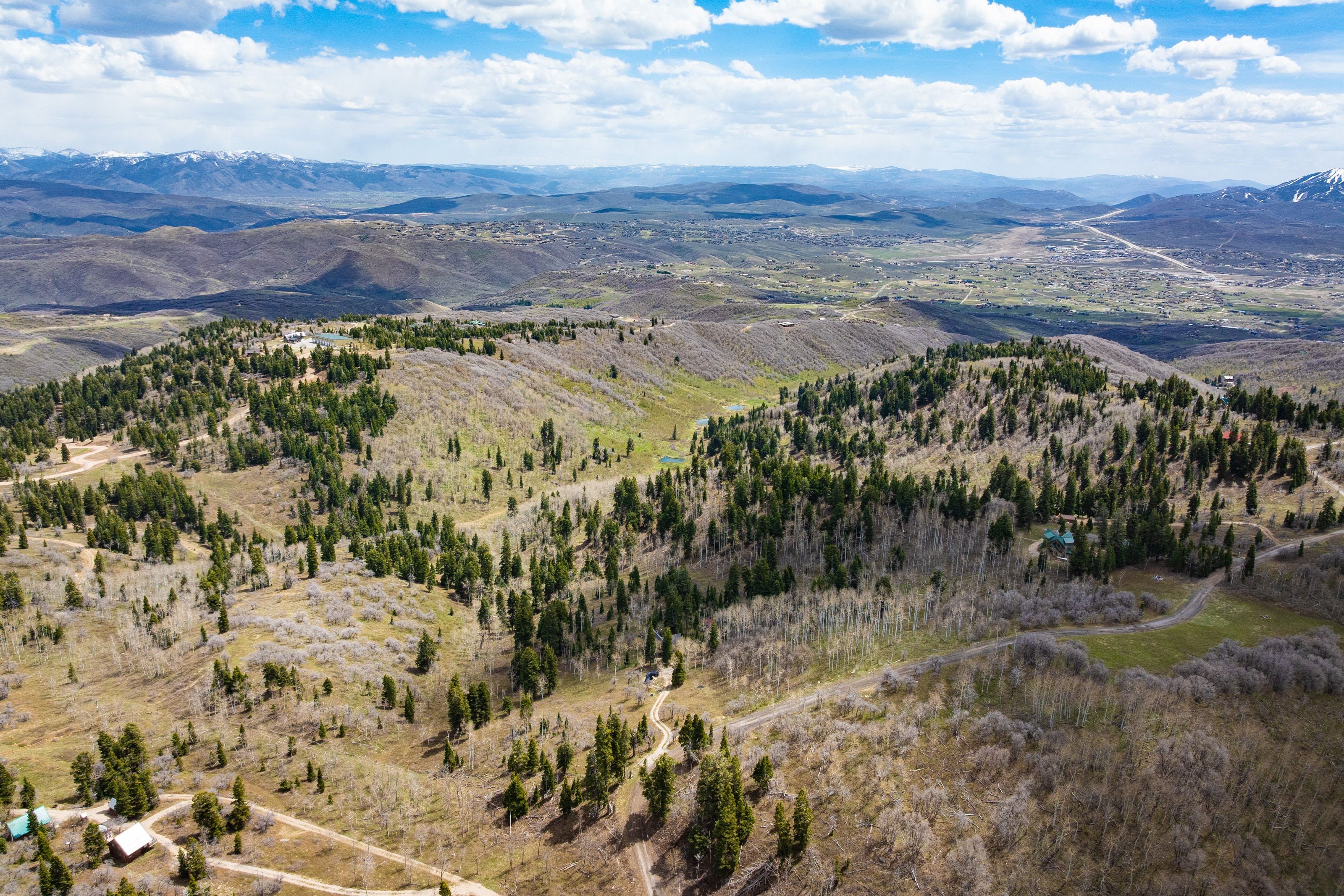 View of mountain background