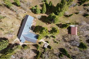 View from above of property