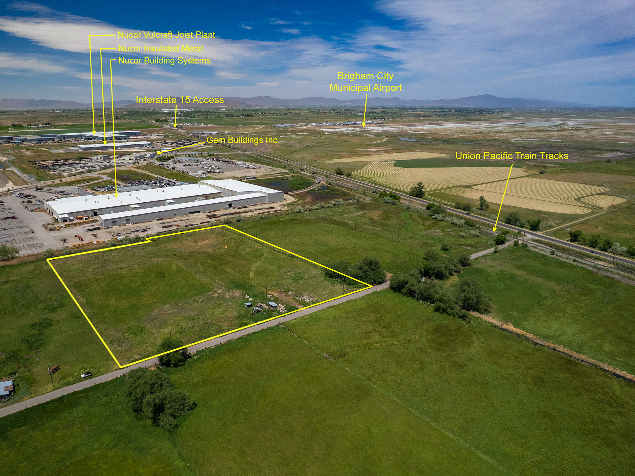 Adjacent 4.50-acre parcel also available for purchase (MLS #2167238), creating the opportunity to acquire one parcel or combine both holdings for an impressive 8.94-acre assemblage in one of Northern Utah’s most strategic growth markets.