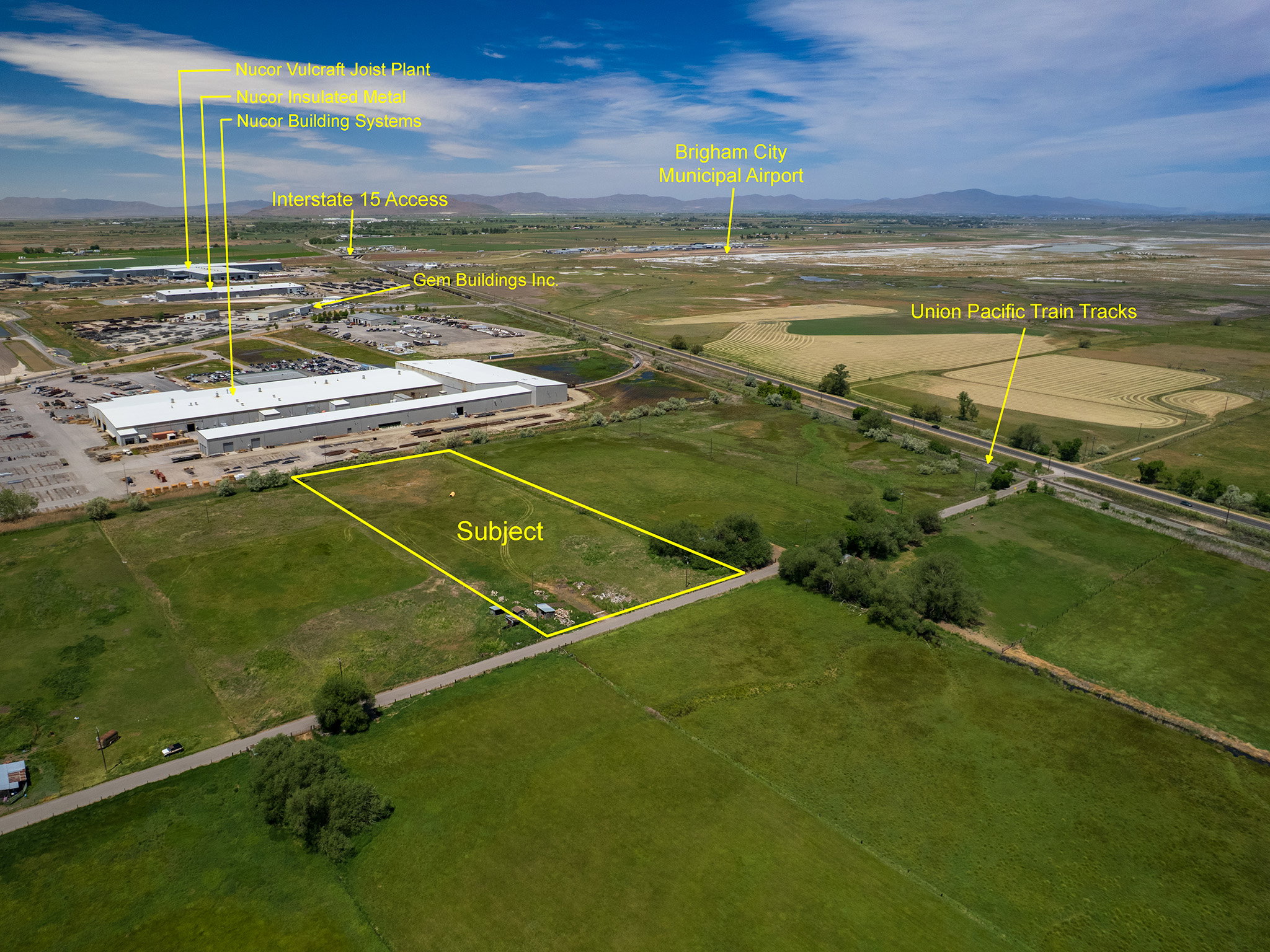 Expansive undeveloped land parcel
