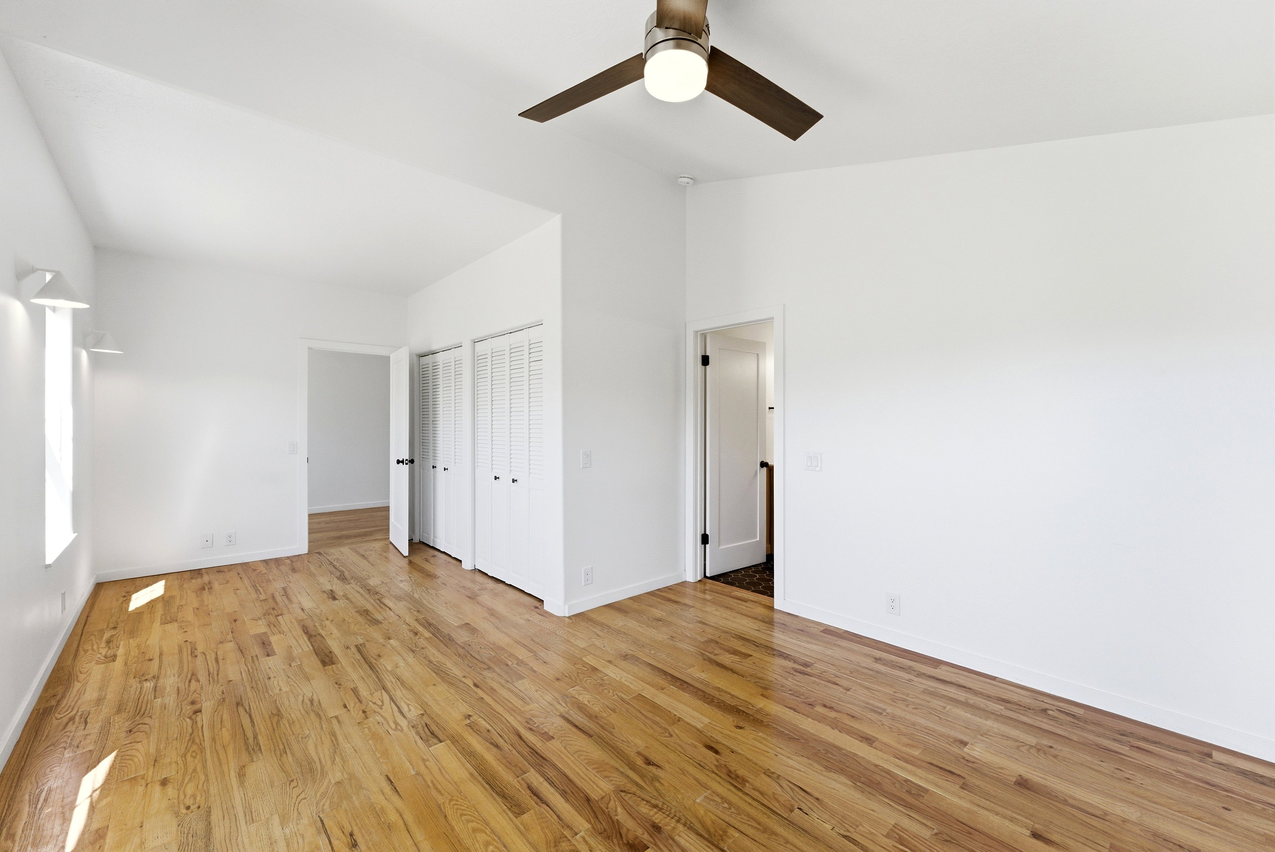 South-facing Primary Bedroom