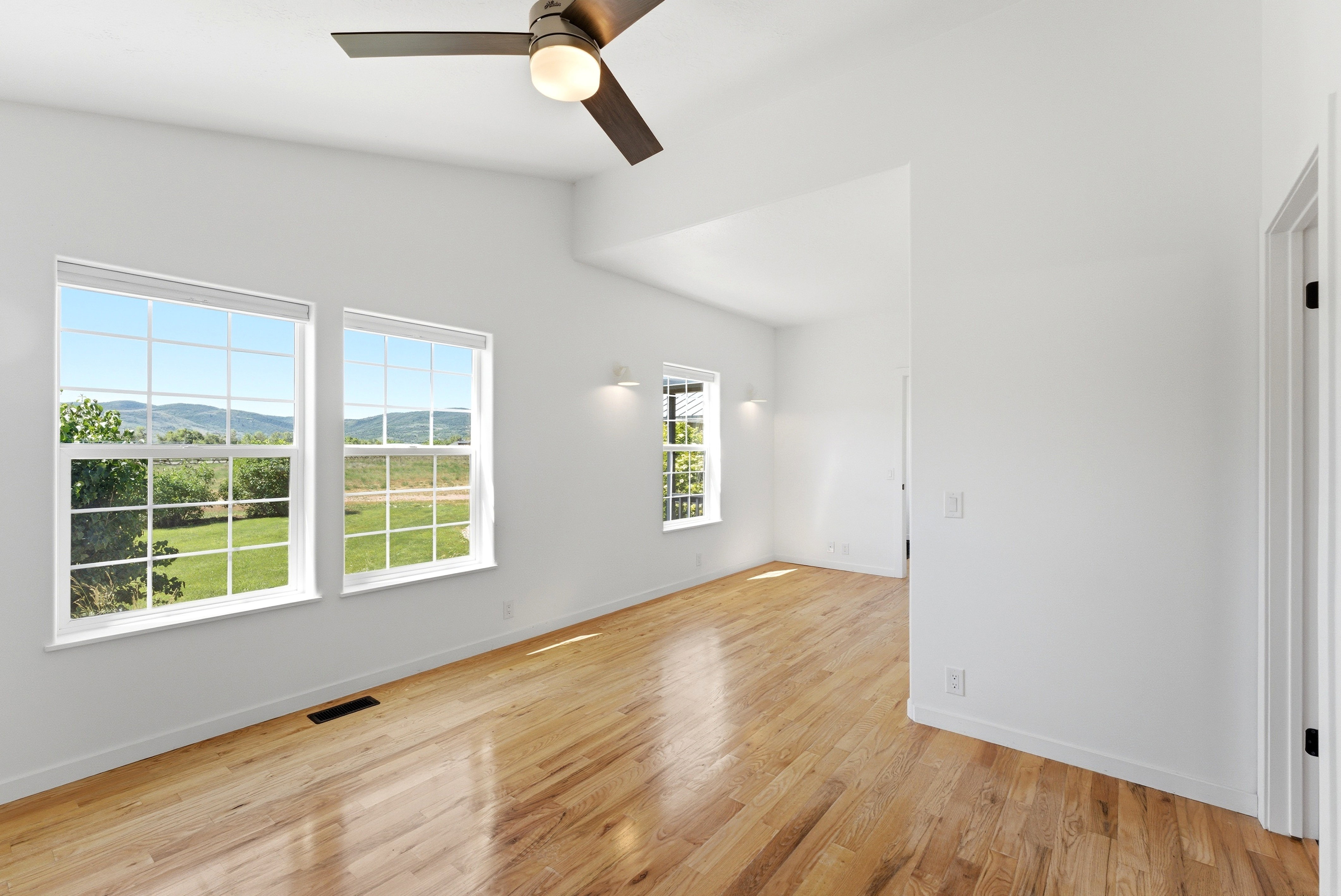 South-facing Primary Bedroom