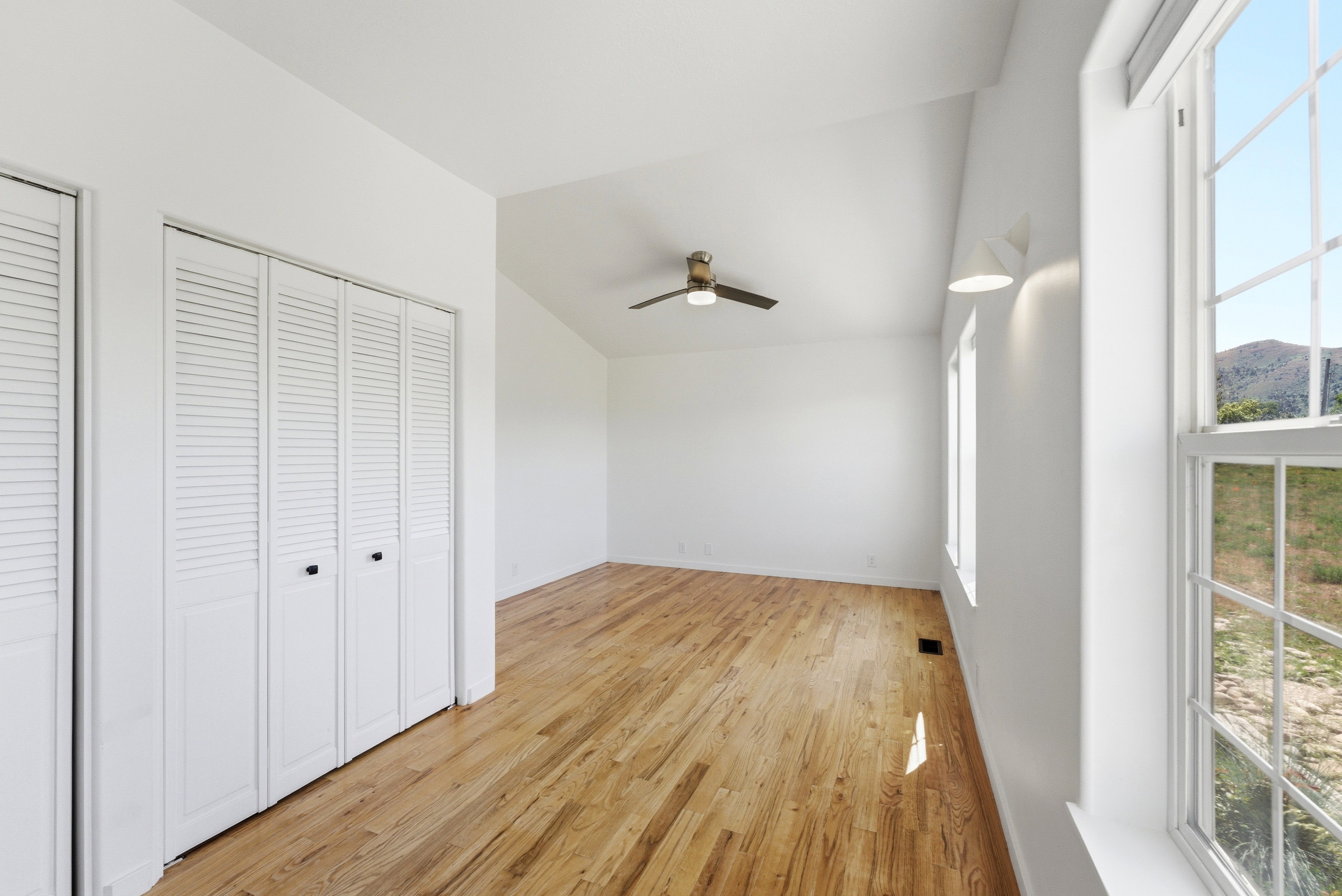 South-facing Primary Bedroom