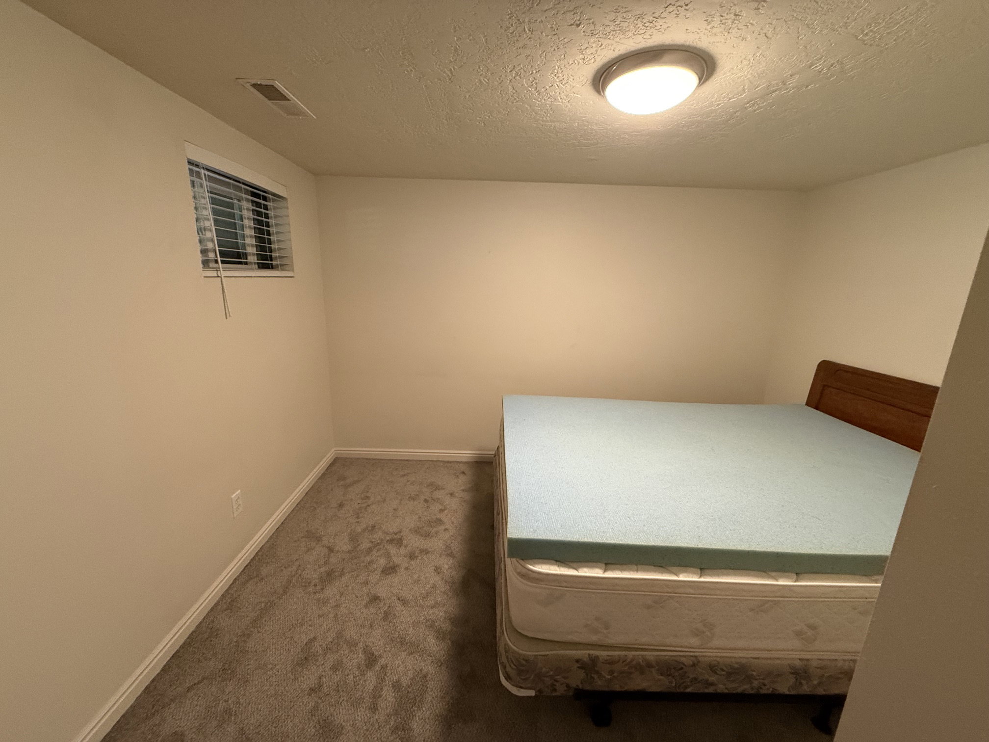Basement bedroom