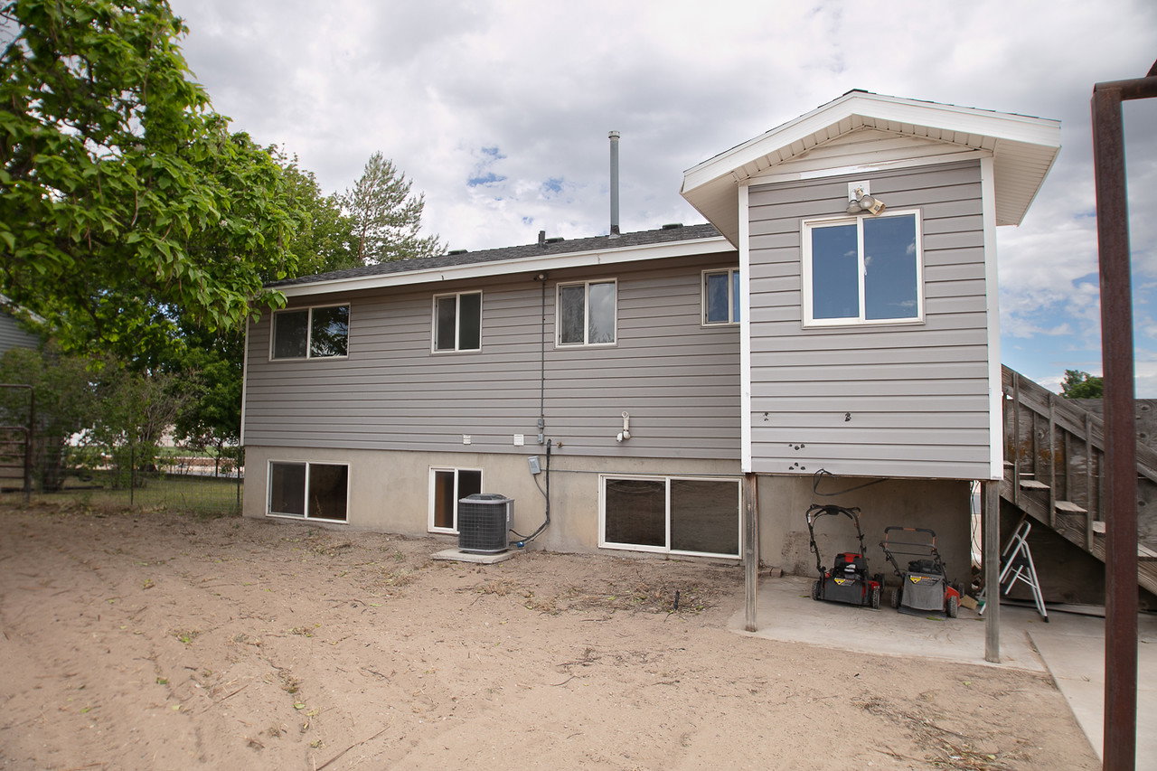 Back of the home
