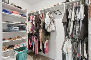 Primary Bedroom Walk in closet