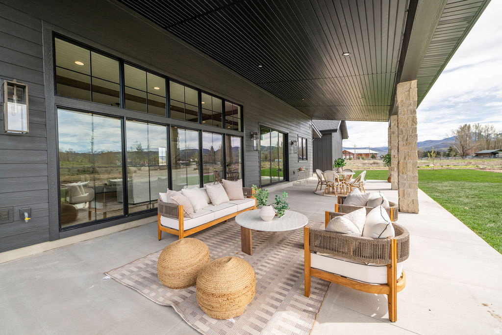 Covered patio