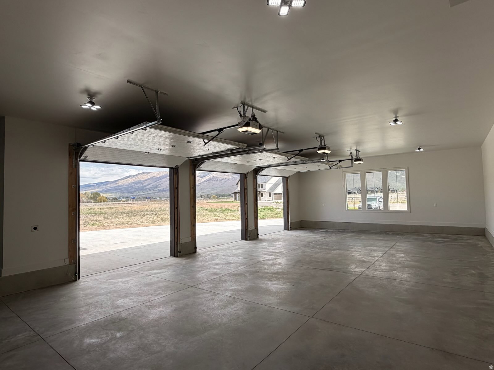 Garage with door opener