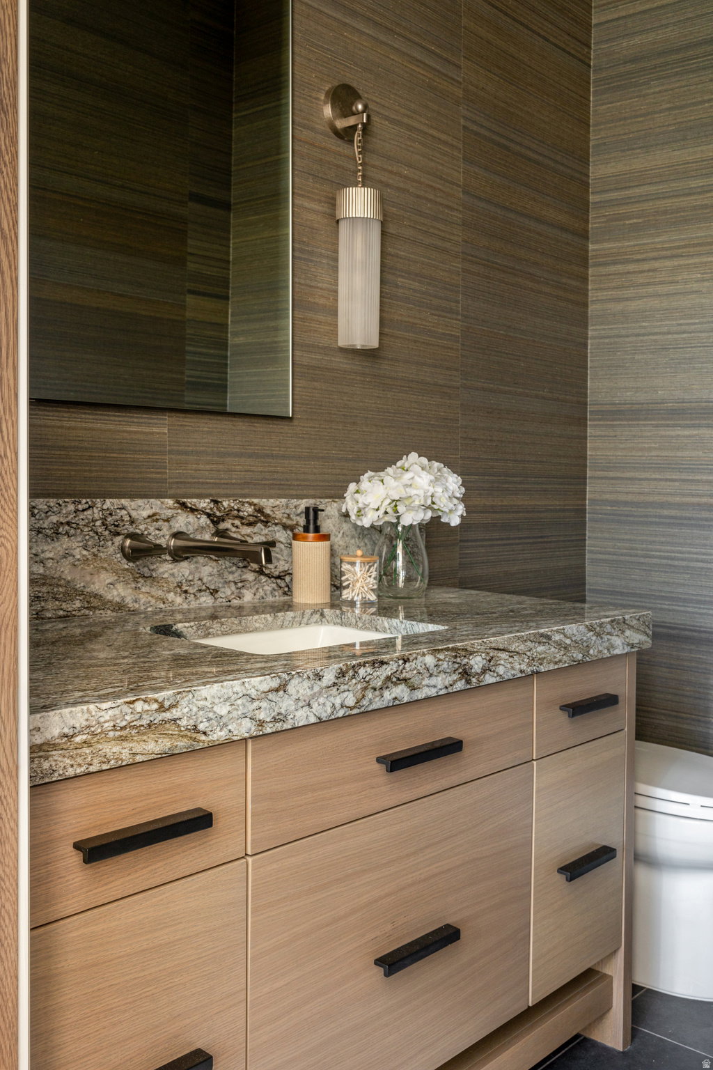 Main level powder room/half bath