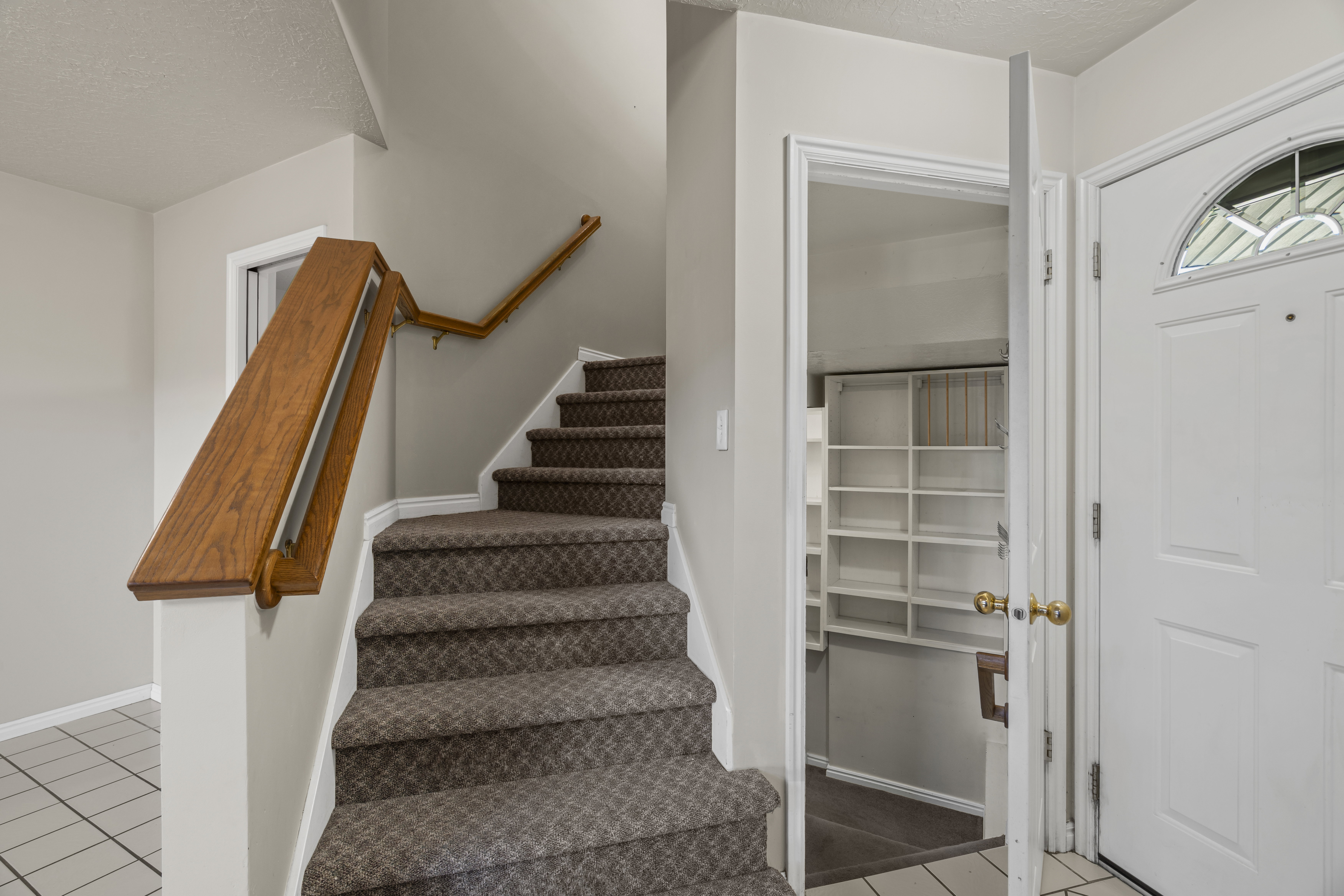 Basement  Entrance behind front door