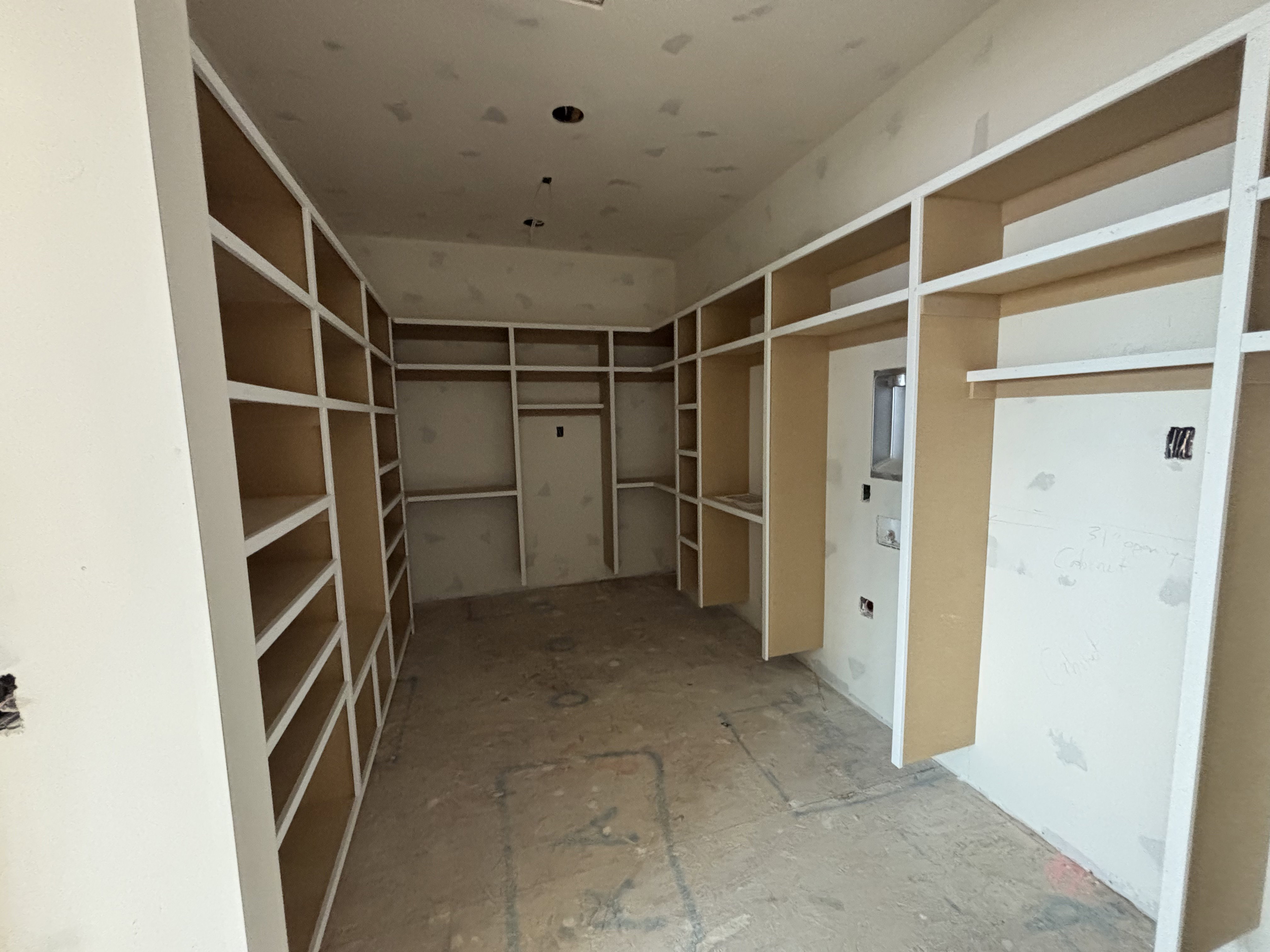 Master closet