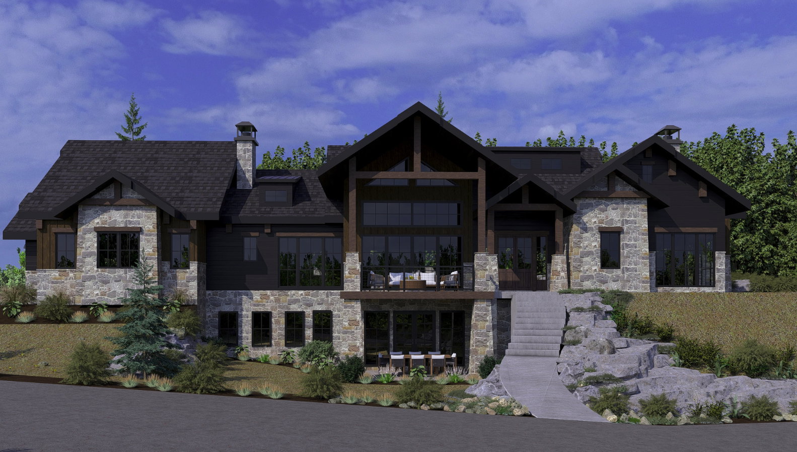 Rendering of Front of Home