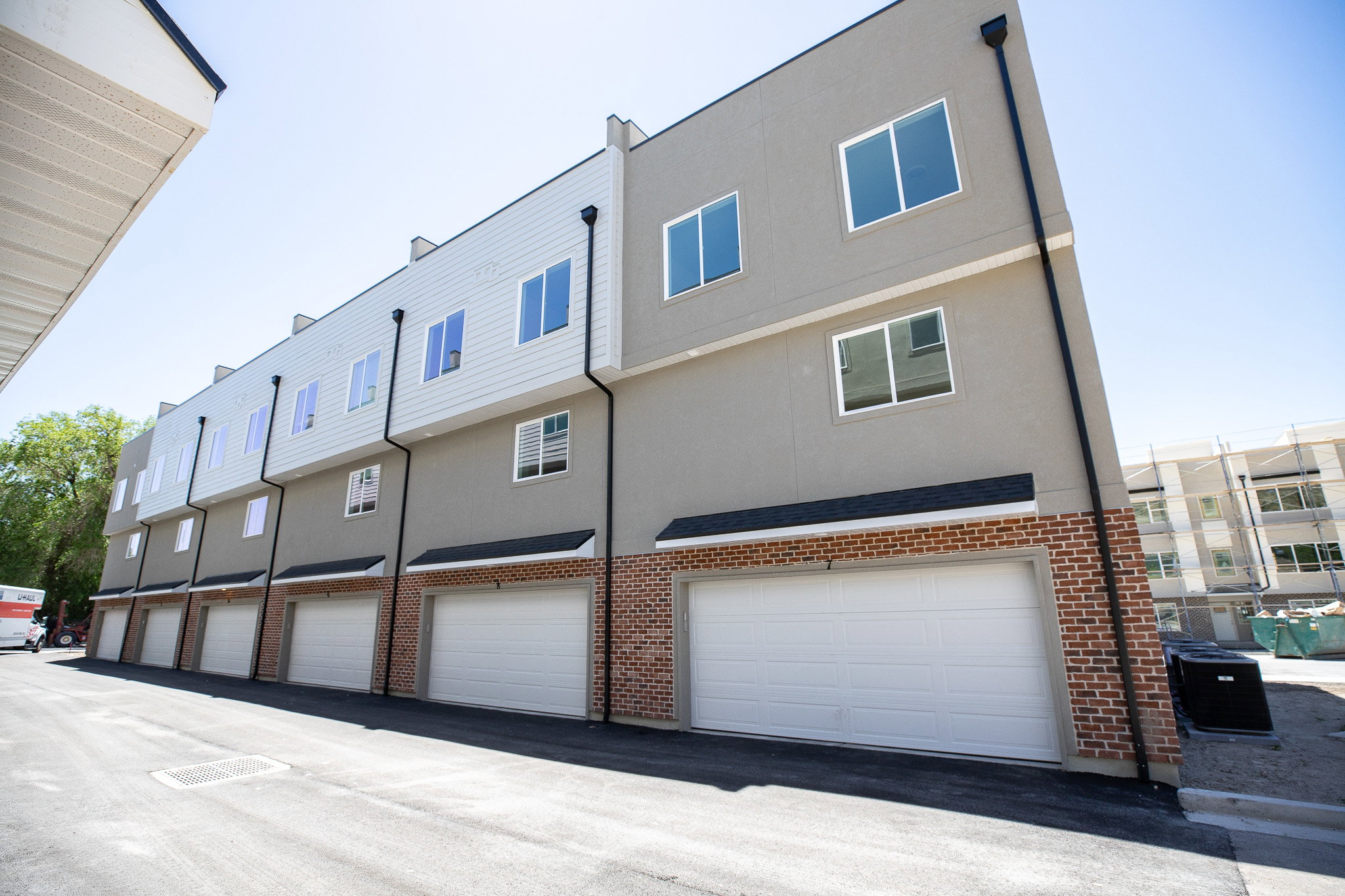 Back of the townhome