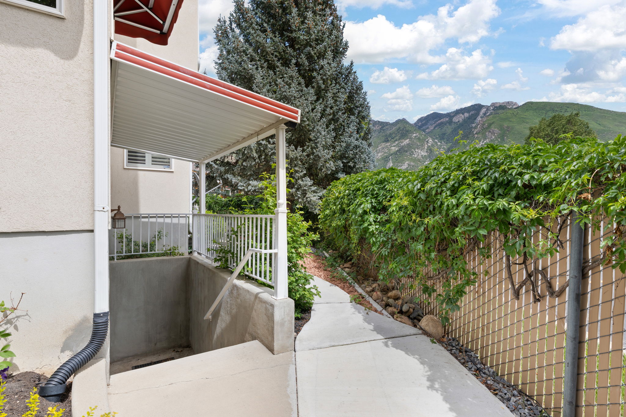 Private basement entrance