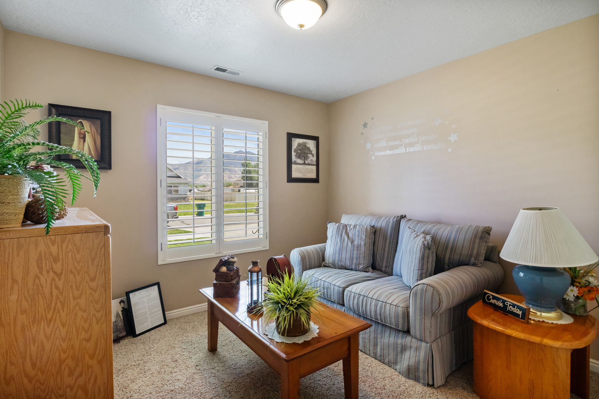 Guest Bedroom used as an office.