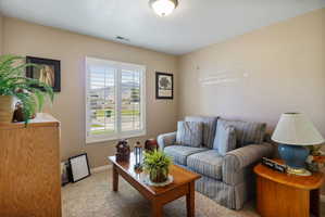 Guest Bedroom used as an office.