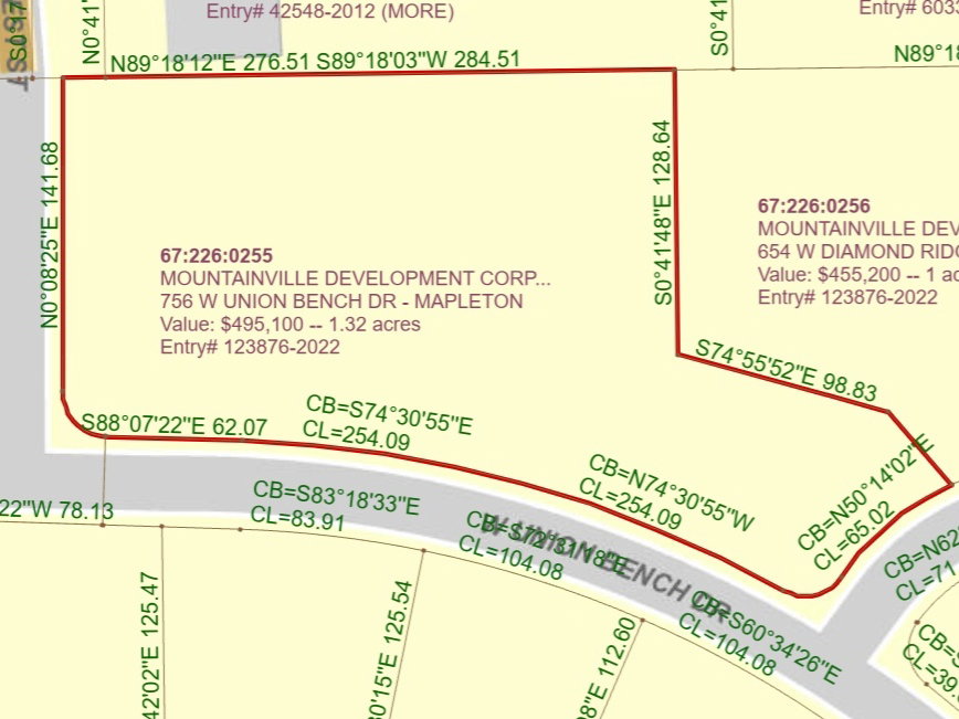Plat Map. Illustrating property boundaries, dimensions, and identifying features for the property
