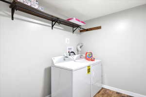 Gas is ran under in the crawl space to the approximate location of kitchen and laundry room.