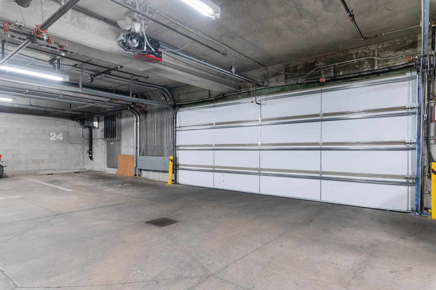 Dedicated parking space inside Garage