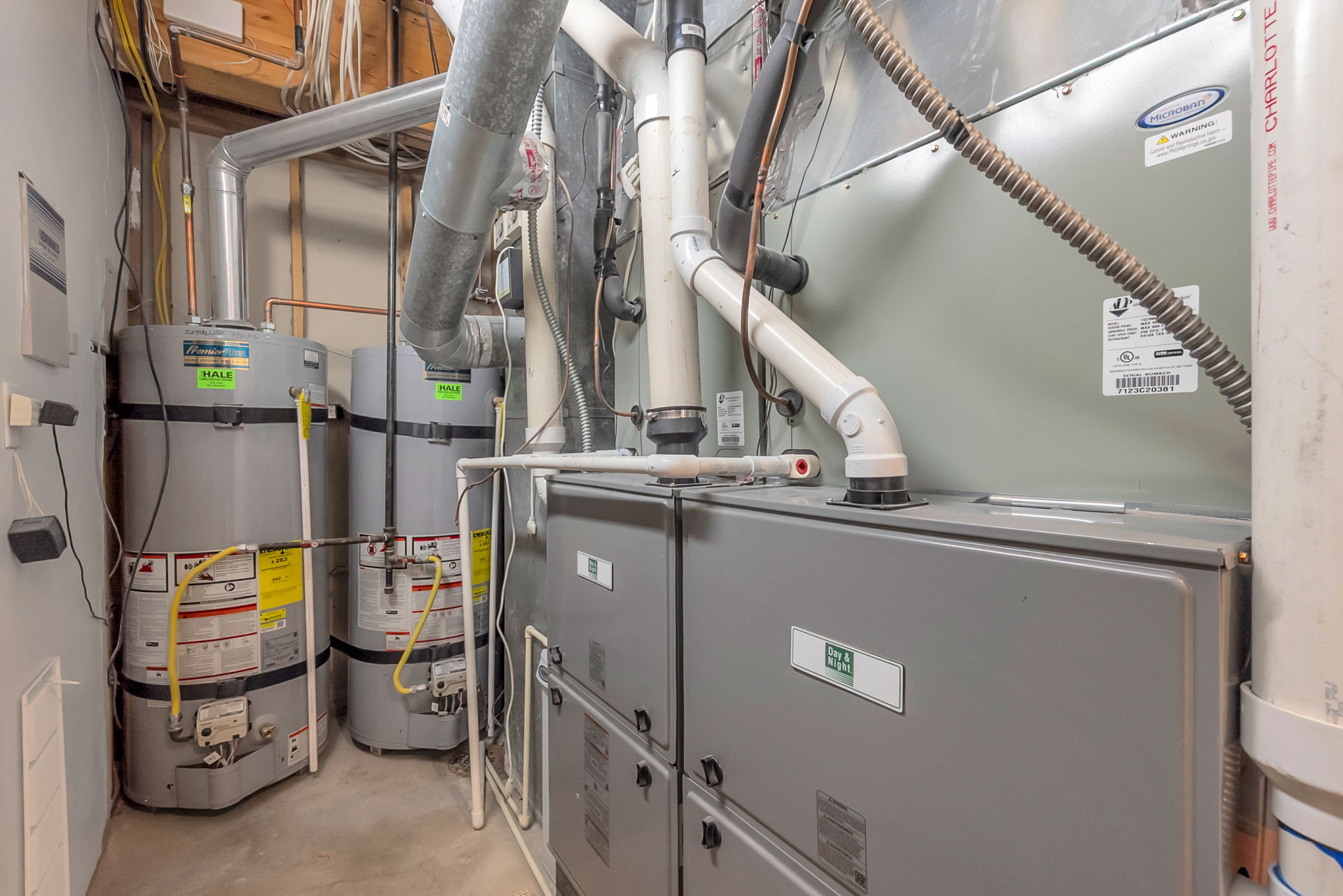 Utility room. Two new furnaces in 2024!