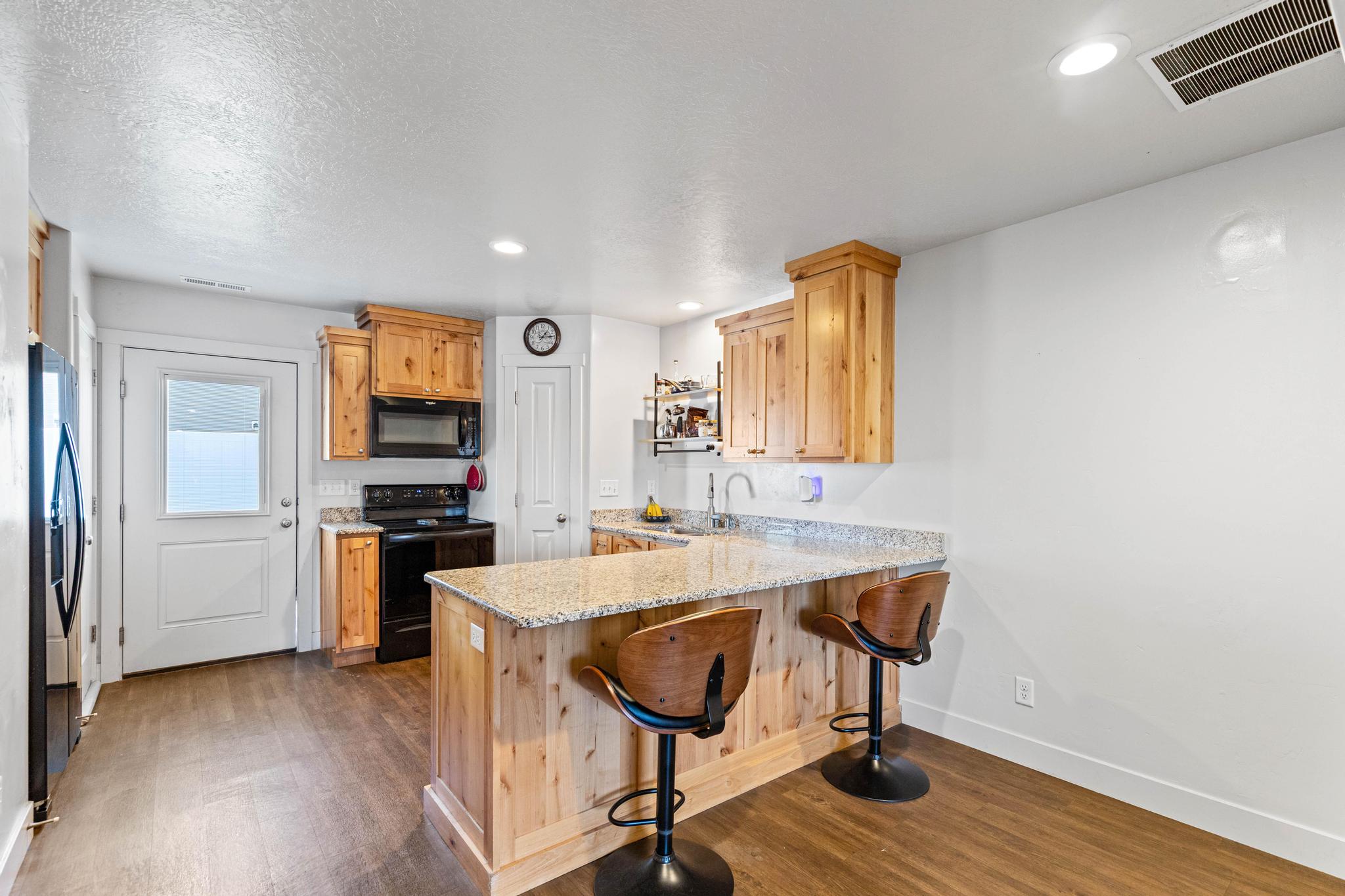 Kitchen and Dining area.