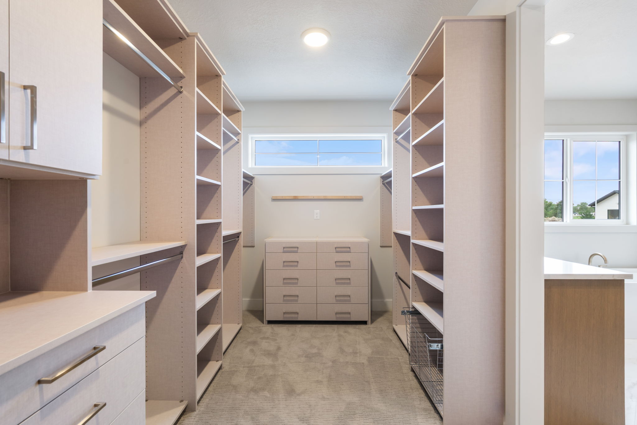 Primary walk-in closet