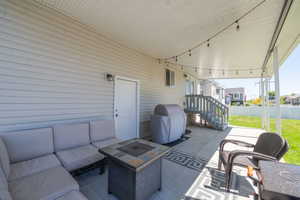 Covered patio