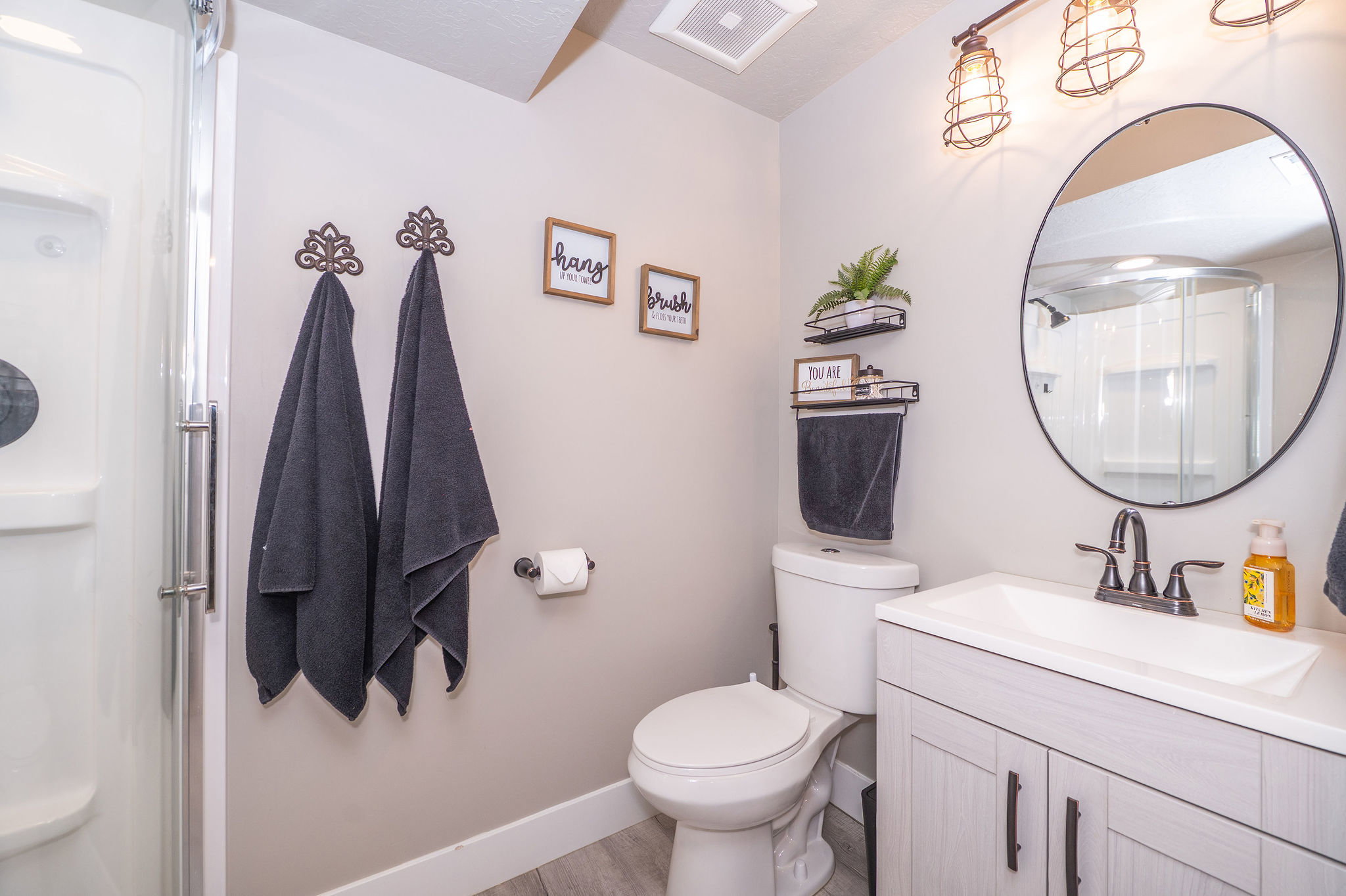 3/4 bathroom