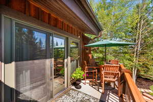 View of deck