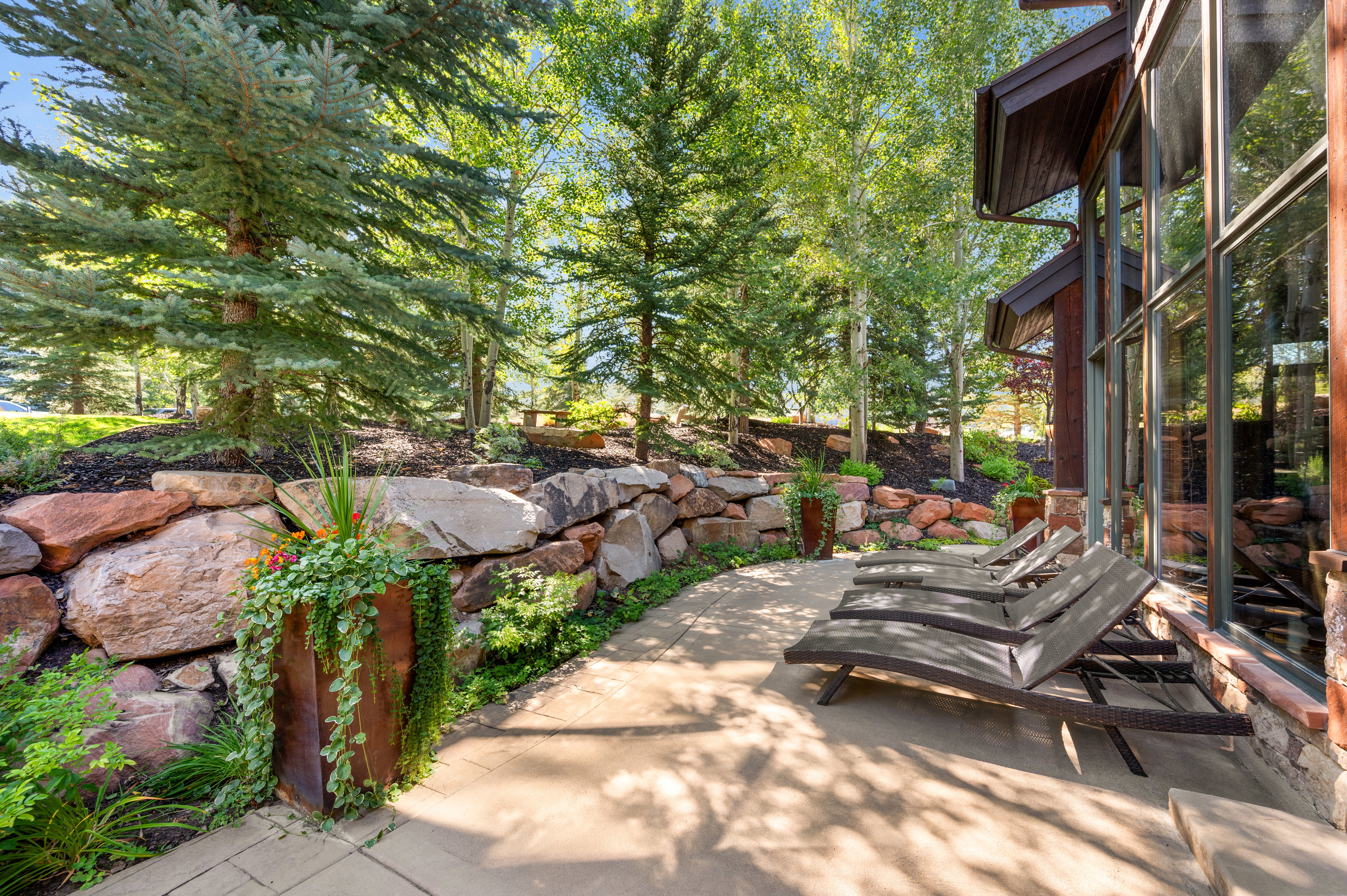 View of patio