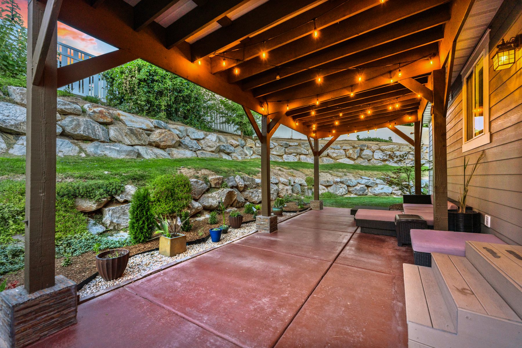 View of patio