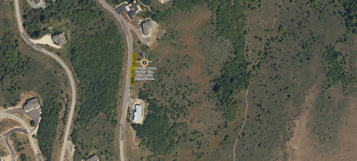 Aerial Map. Displaying the geographic location of the property and surrounding structures