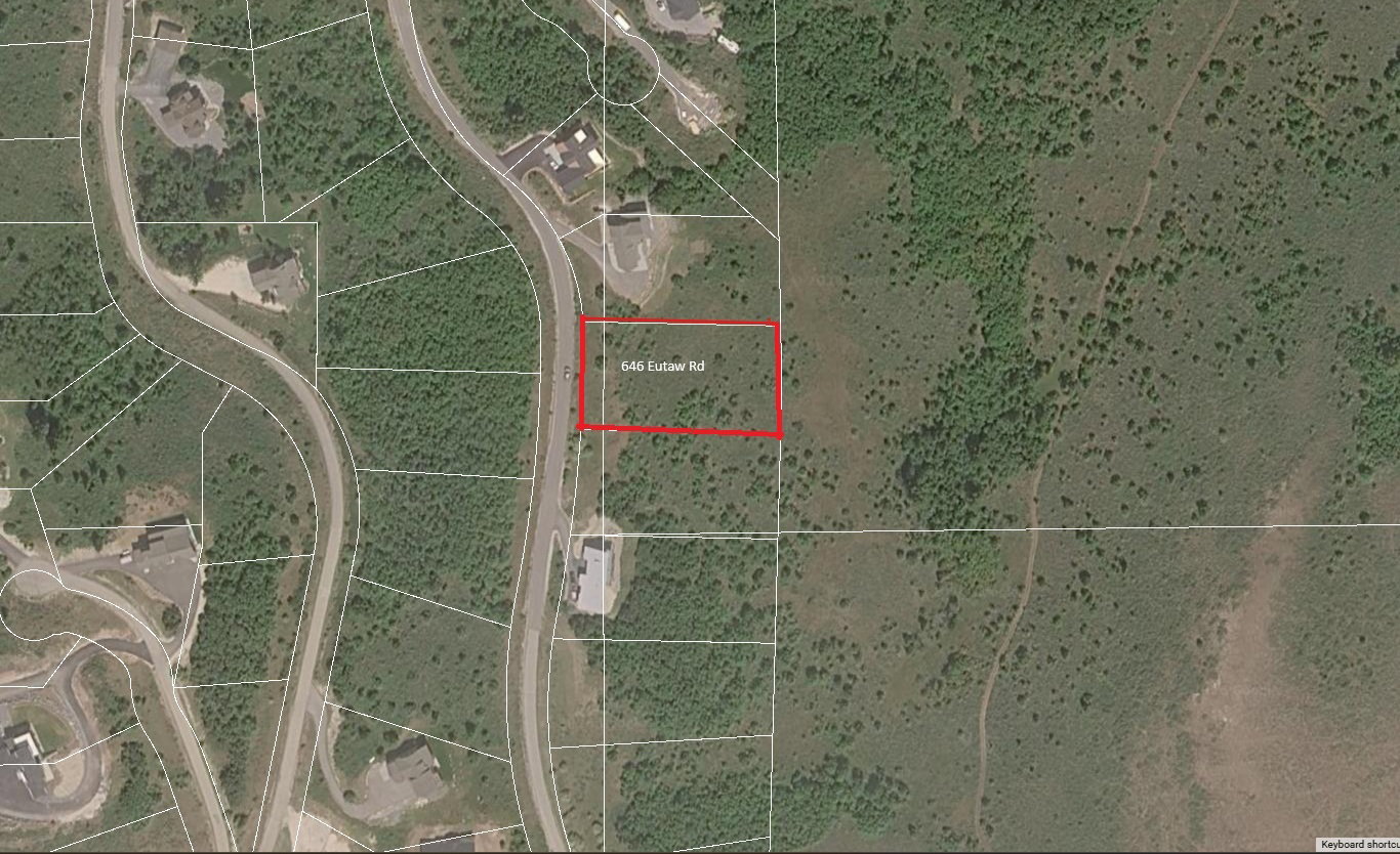 Aerial Parcel Map. Illustrating property boundaries and surrounding infrastructure
