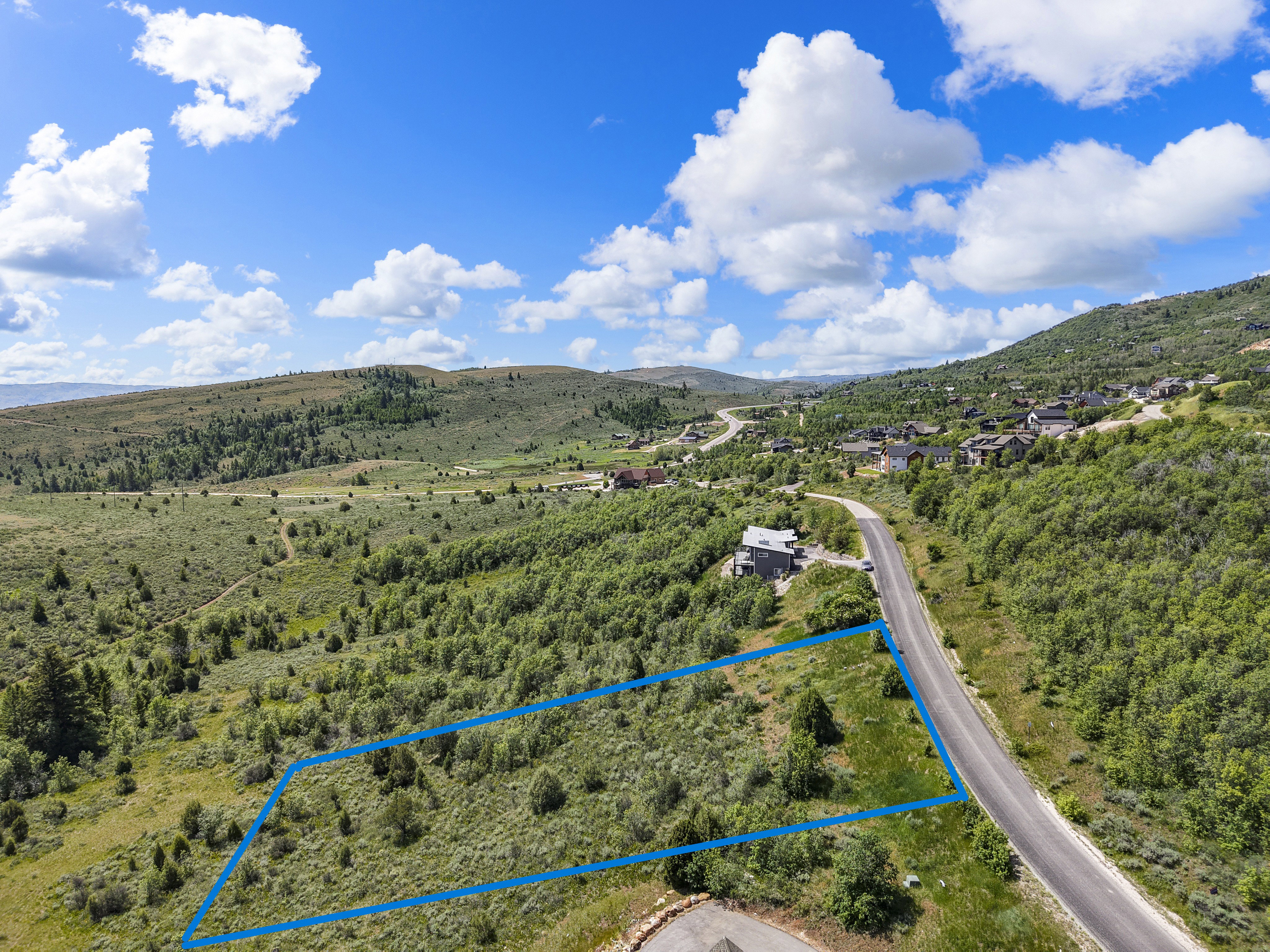 Expansive undeveloped parcel with a natural landscape