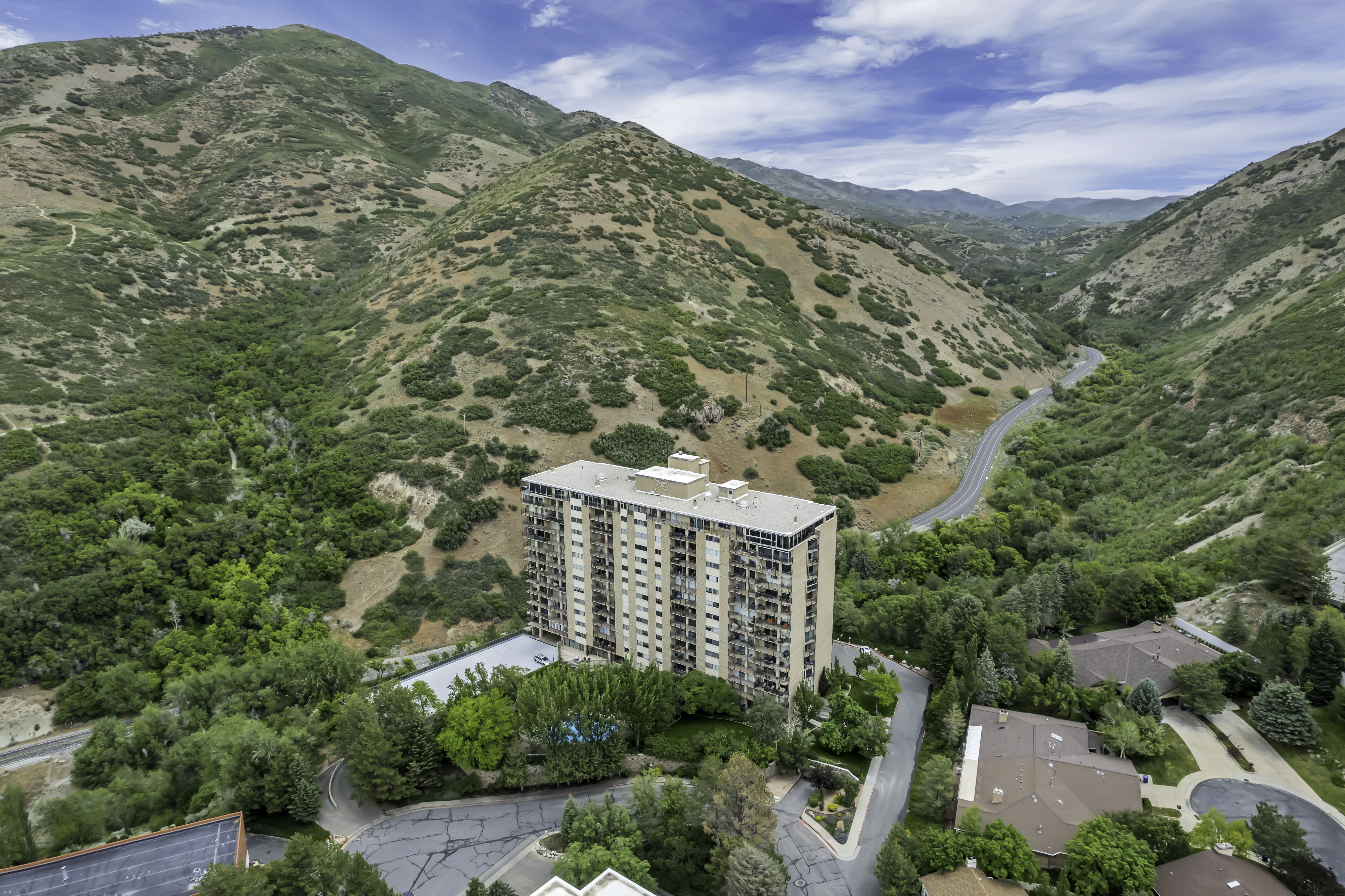 View up immigration canyon