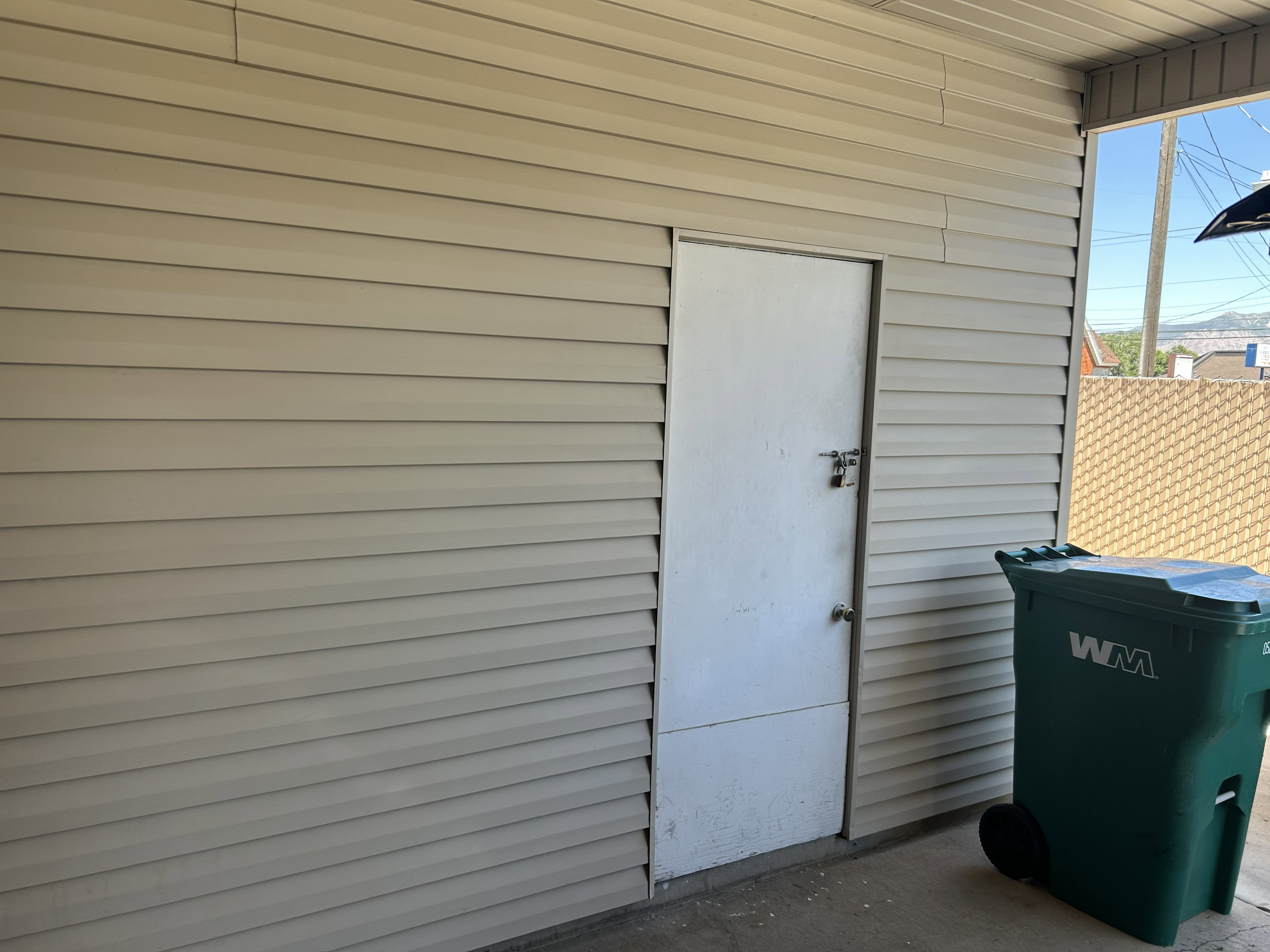 Carport storage