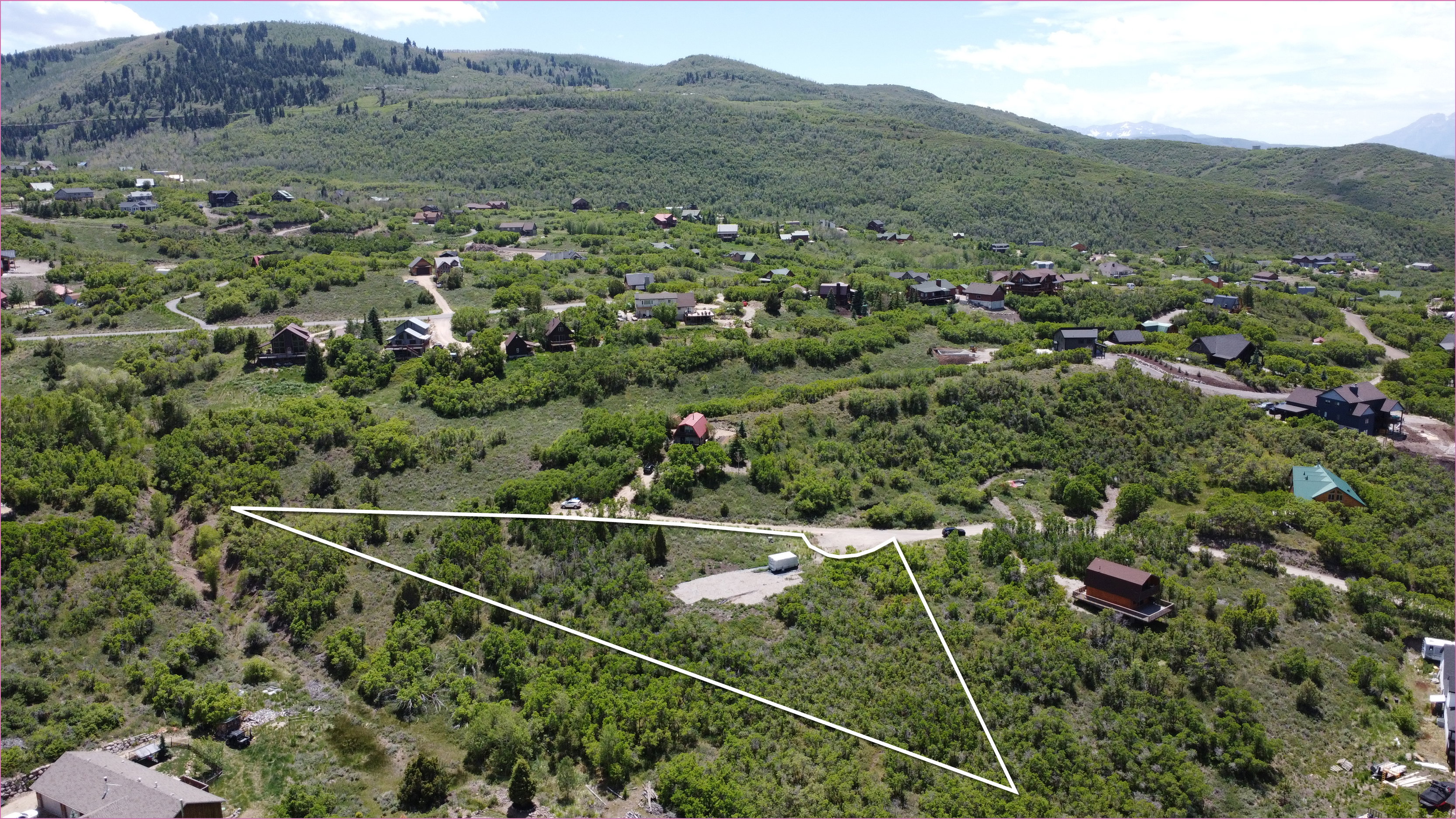 Expansive undeveloped lot featuring mature trees and natural landscaping