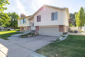 Front view of the home