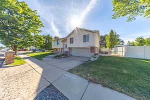 Front view of the home