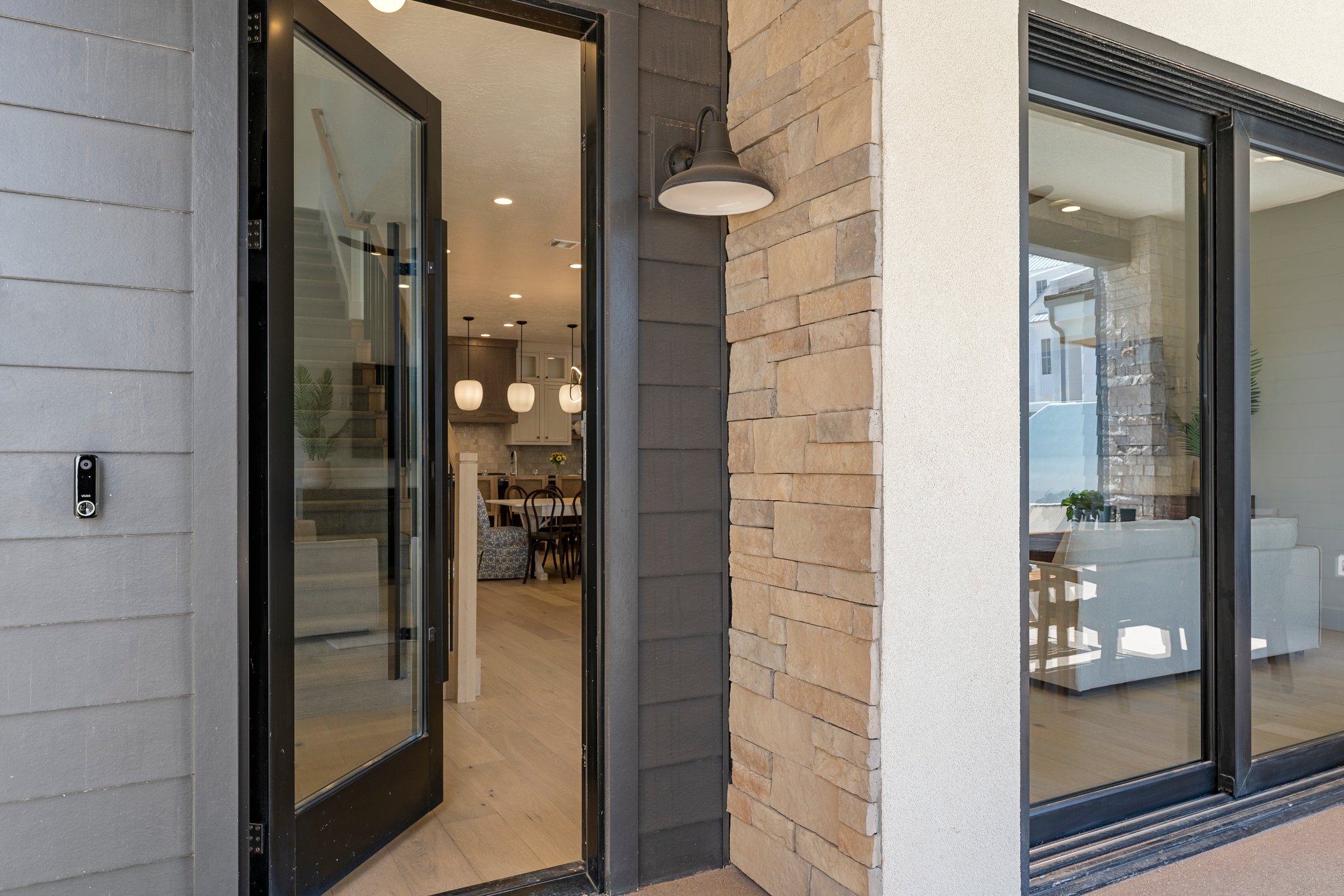 Exterior entry