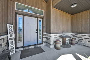 Exterior entry