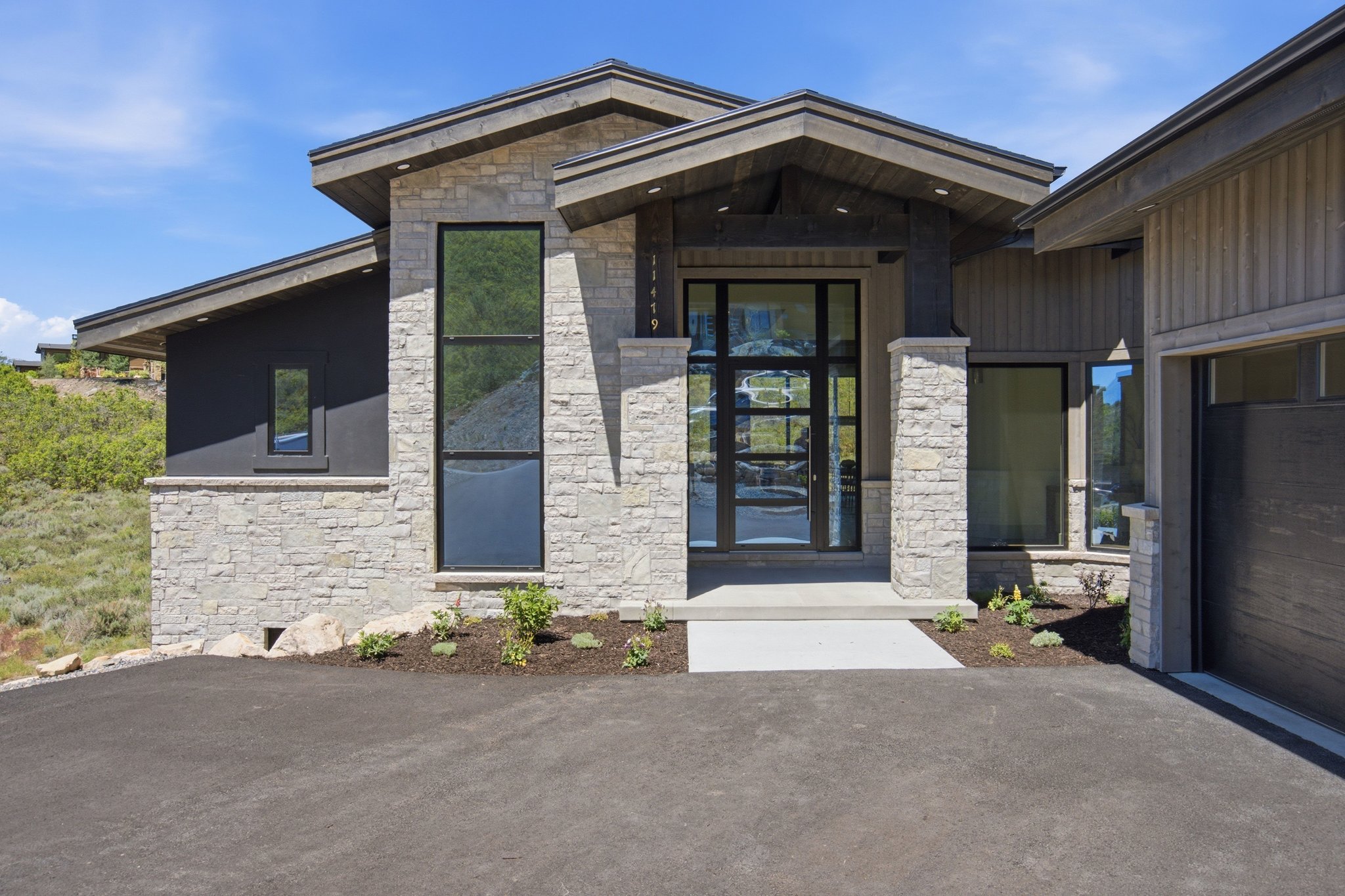Exterior entry