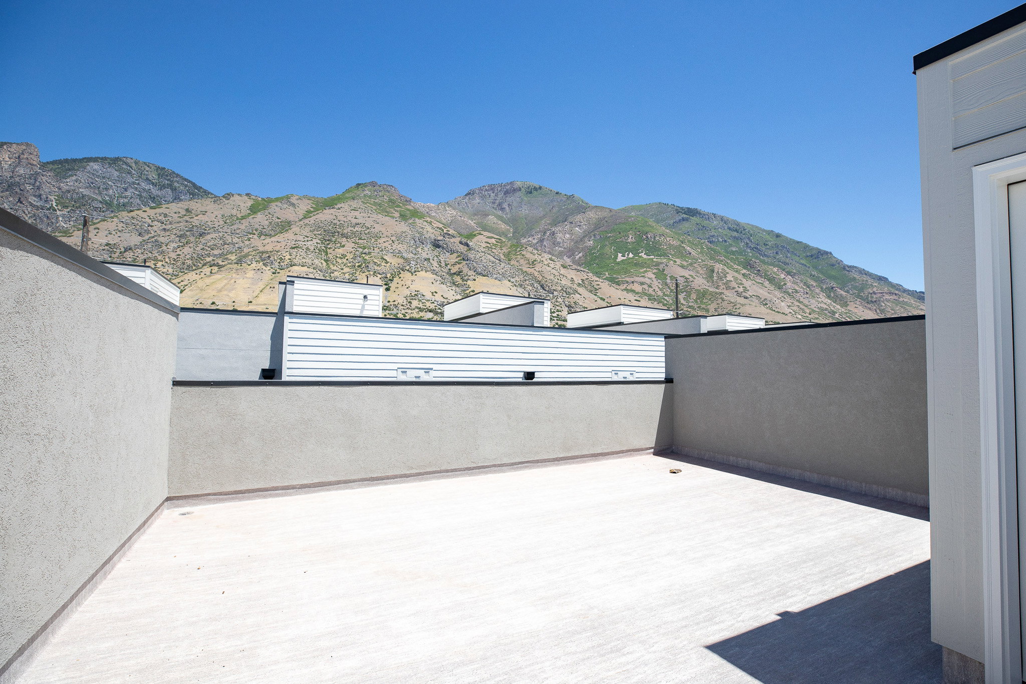 Private rooftop deck