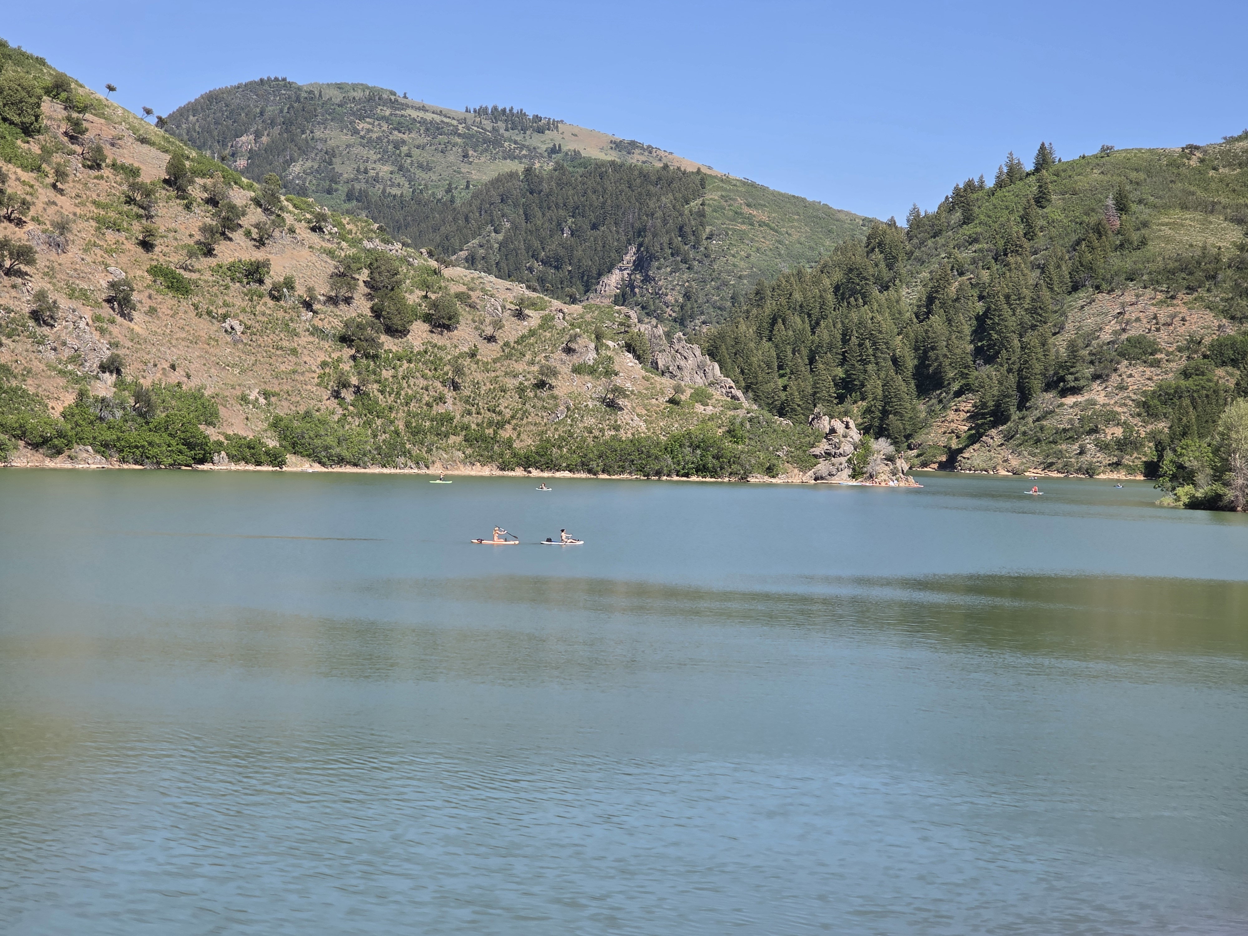 Causey Reservoir, no wake lake, 3mi from property.